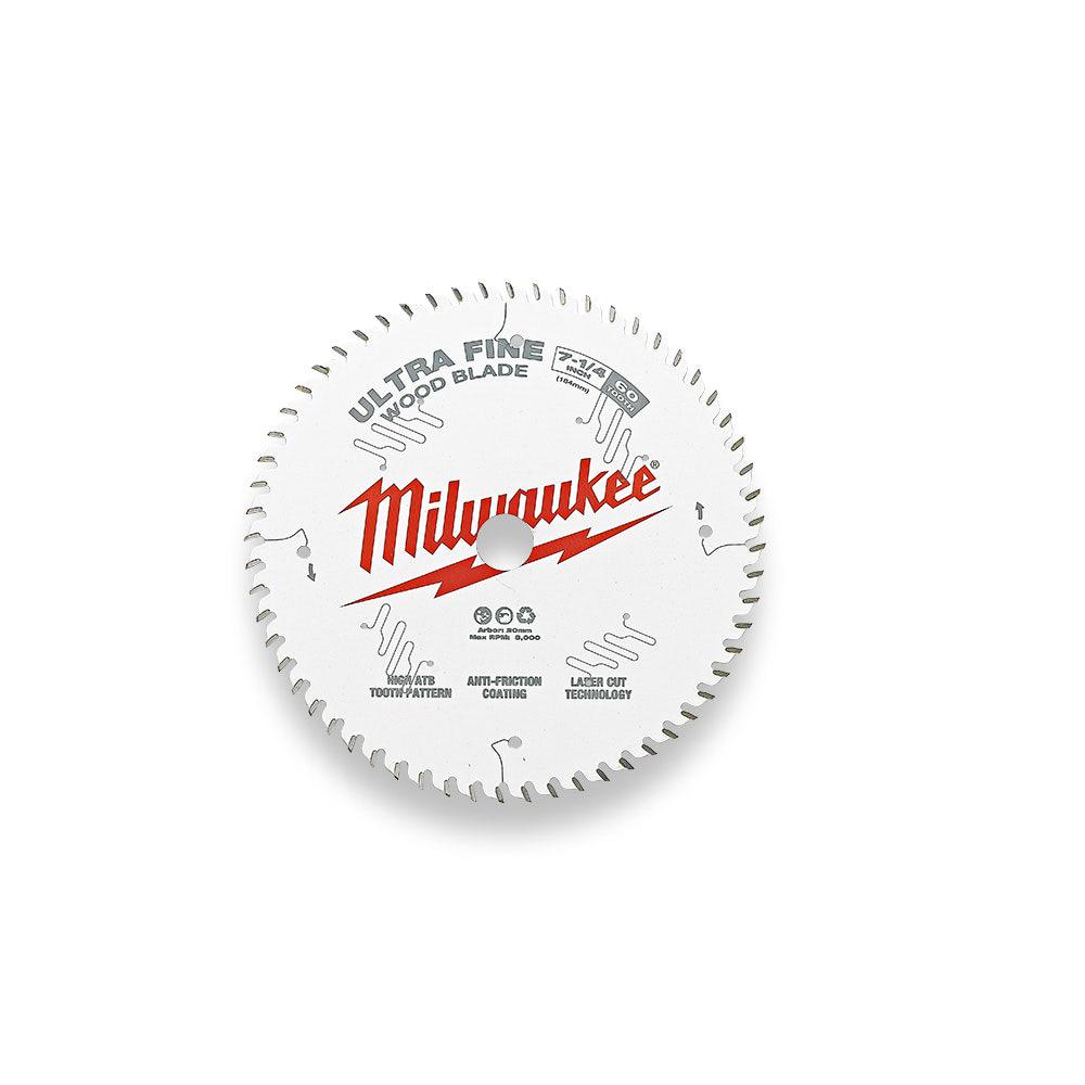 MILWAUKEE 184mm (7 1 4 ) Ultra Finish 60T Circular Saw Blade 48408730