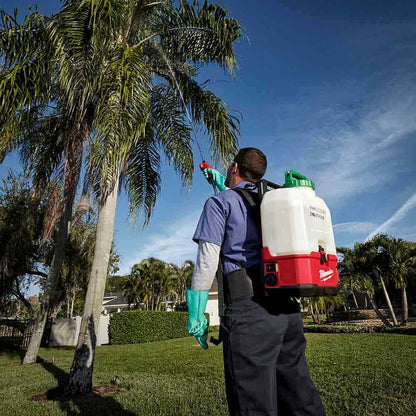 MILWAUKEE 18V 15L Backpack Chemical Sprayer w/ Powered Base Skin M18BPFPCSA0