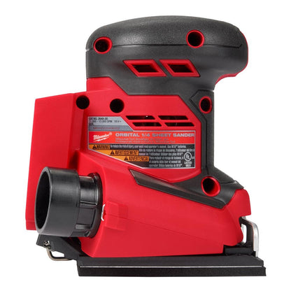 MILWAUKEE 18V 1 4 Sheet Sander Skin M18BQSS0