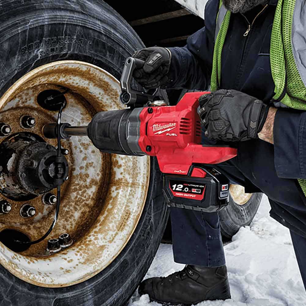 MILWAUKEE 18V 1 D-Handle Extended Anvil High Torque Impact Wrench Skin M18ONEFHIWF1D-0