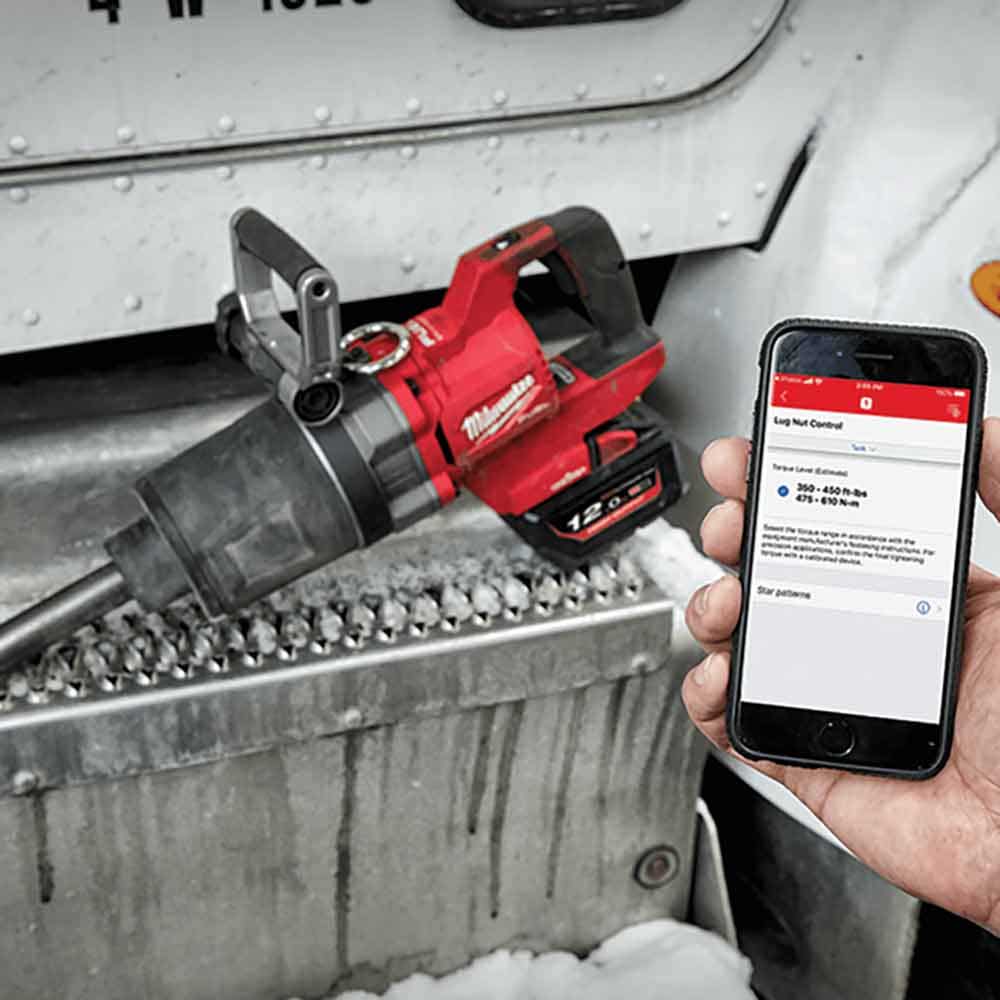 MILWAUKEE 18V 1 D-Handle Extended Anvil High Torque Impact Wrench Skin M18ONEFHIWF1D-0