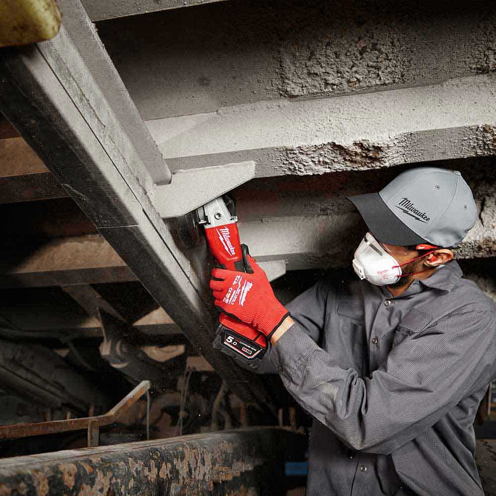 MILWAUKEE 18V Brushless 125mm (5") Angle Grinder w/ Deadman Paddle Switch Skin M18BLSAG125XPD0