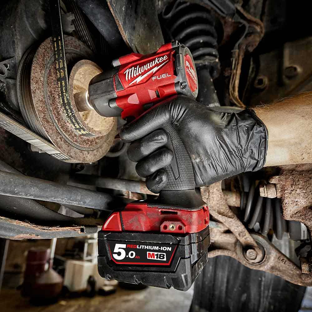 MILWAUKEE 18V FUEL 1 2inch Mid-Torque Impact Wrench w. Pin Detent Skin M18FMTIW2P12-0