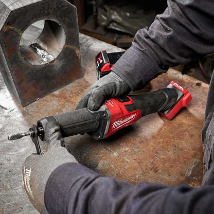 MILWAUKEE 18V FUEL 1/4inch Braking Die Grinder w/ Slide Switch Skin M18FDGRB0