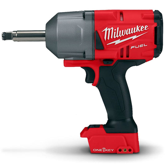 MILWAUKEE 18V FUEL 1 2inch Extended Anvil High Torque Impact Wrench w ONE-KEY Skin M18ONEFHIWF12E-0