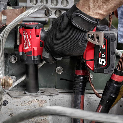 MILWAUKEE 18V FUEL 1 2inch Compact Impact Wrench w Friction Ring Skin M18FIW2F12-0