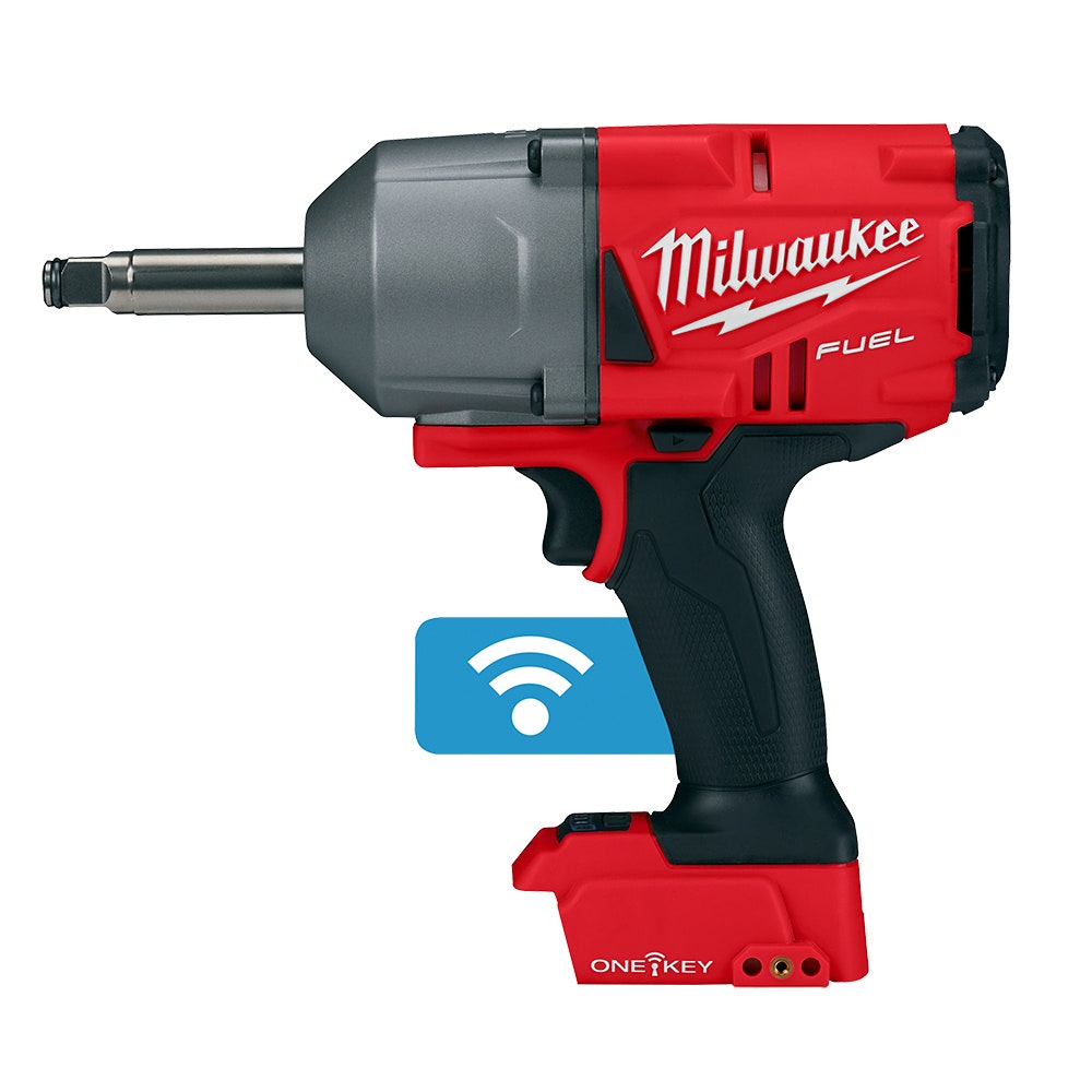 MILWAUKEE 18V FUEL 1 2inch Extended Anvil High Torque Impact Wrench w ONE-KEY Skin M18ONEFHIWF12E-0
