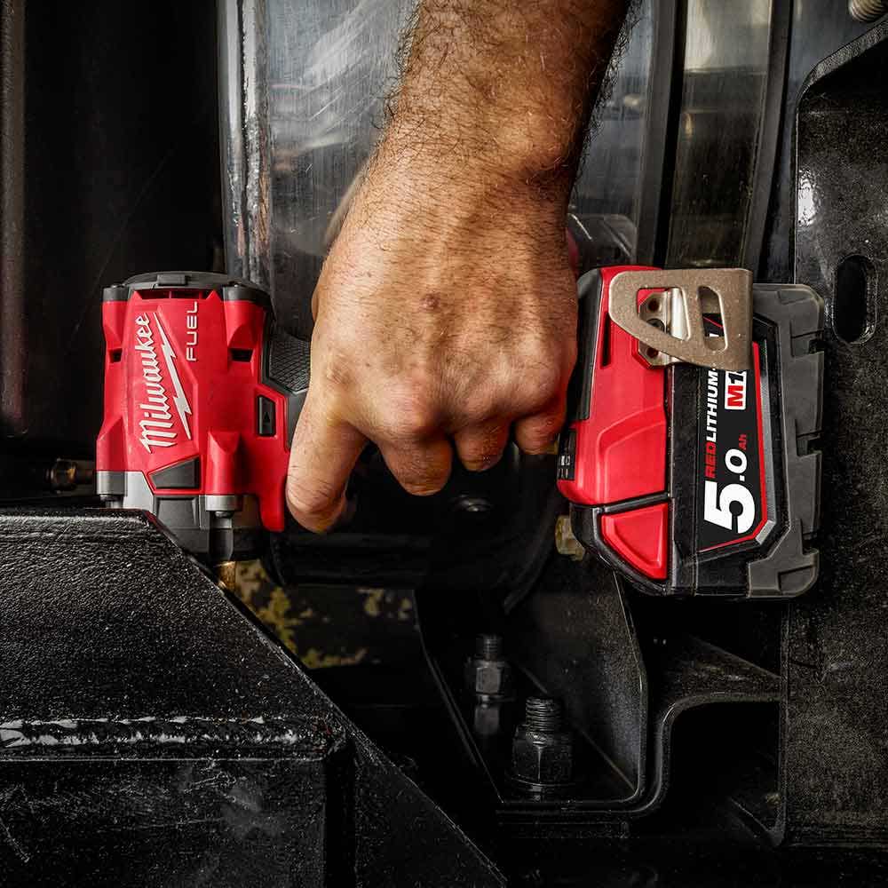 MILWAUKEE 18V FUEL 1 2inch Compact Impact Wrench w Friction Ring Skin M18FIW2F12-0