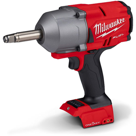MILWAUKEE 18V FUEL 1 2inch Extended Anvil High Torque Impact Wrench w ONE-KEY Skin M18ONEFHIWF12E-0