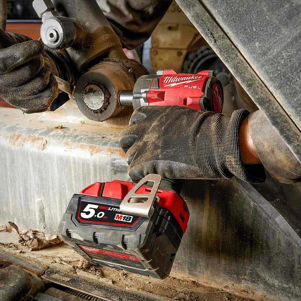 MILWAUKEE 18V FUEL 1 2inch Compact Impact Wrench w Friction Ring Skin M18FIW2F12-0