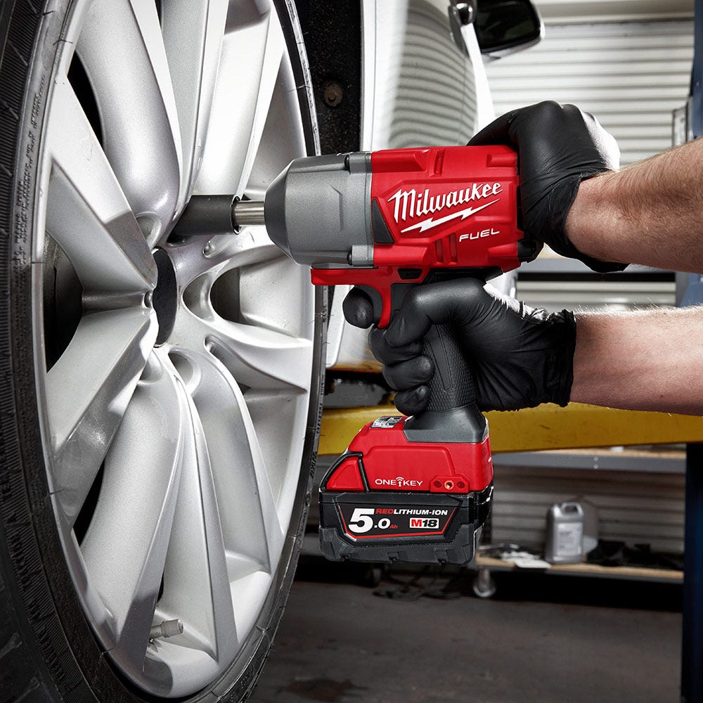 MILWAUKEE 18V FUEL 1 2inch Extended Anvil High Torque Impact Wrench w ONE-KEY Skin M18ONEFHIWF12E-0
