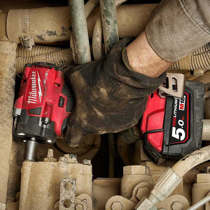 MILWAUKEE 18V FUEL 1 2inch Compact Impact Wrench w Friction Ring Skin M18FIW2F12-0