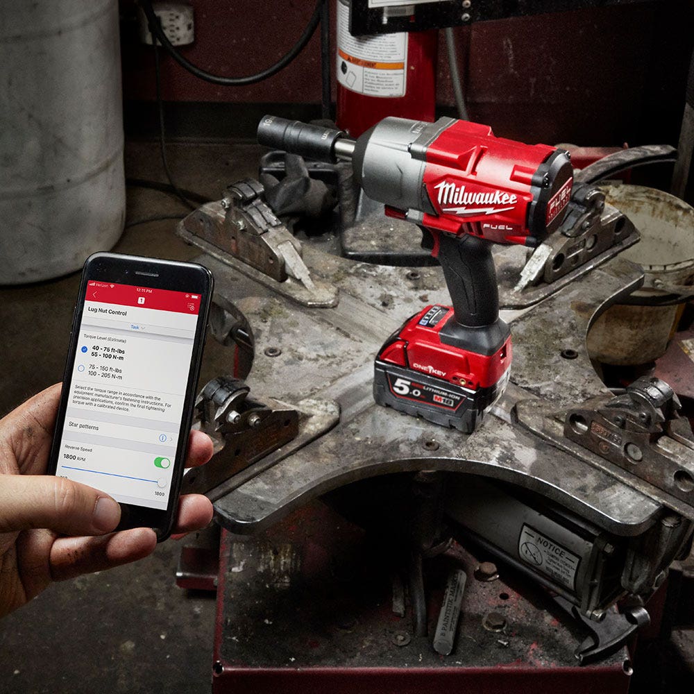 MILWAUKEE 18V FUEL 1 2inch Extended Anvil High Torque Impact Wrench w ONE-KEY Skin M18ONEFHIWF12E-0