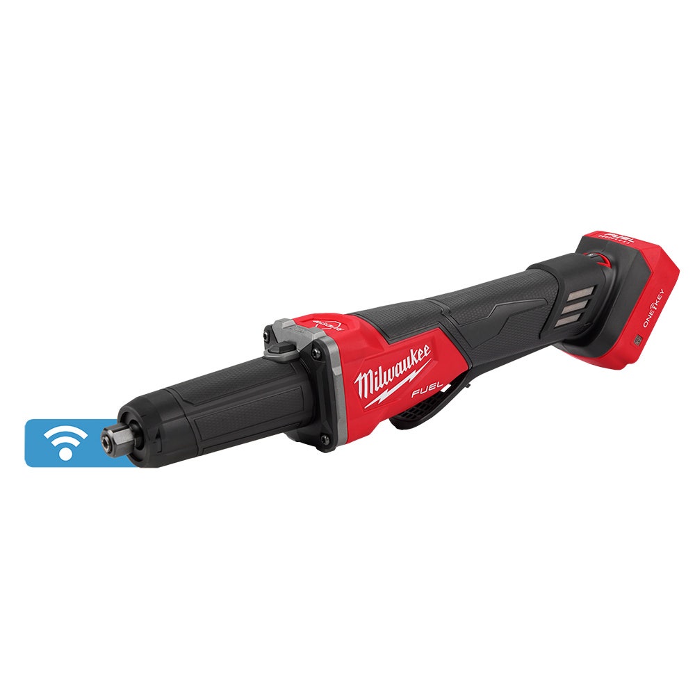 MILWAUKEE 18V FUEL 1/4inch Braking Die Grinder w/ Deadman Paddle Switch Skin M18FDGROVPDB0