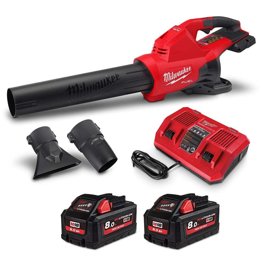 MILWAUKEE 18V FUEL 2 x 8.0Ah Dual Battery Blower Kit M18F2BL802