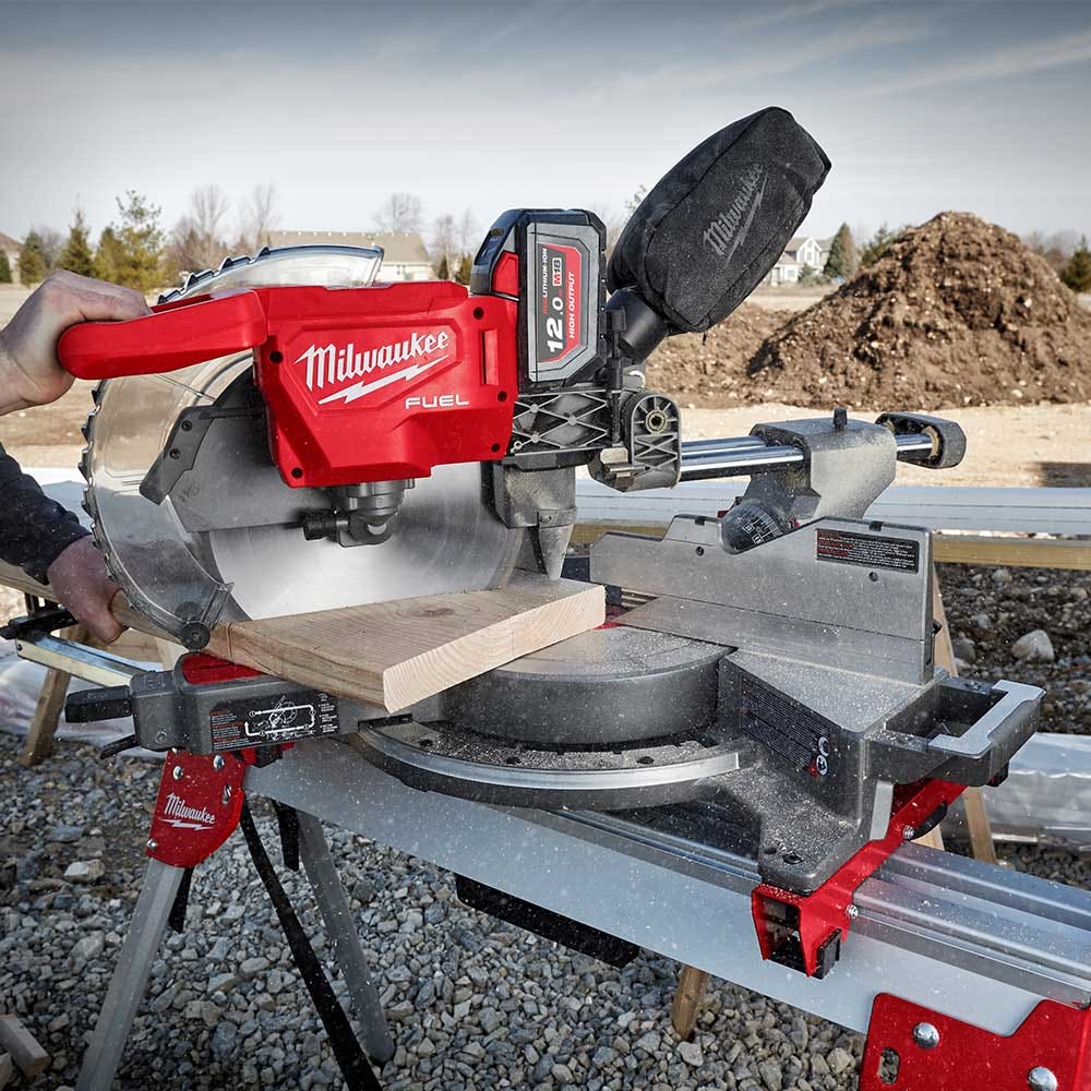 MILWAUKEE 18V FUEL 305mm Dual Bevel Sliding Compound Mitre Saw w. One-Key Skin M18FMS305-0