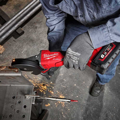 MILWAUKEE 18V FUEL Brushless 125mm Flathead Braking Angle Grinder M18FAGF125XPDB-0