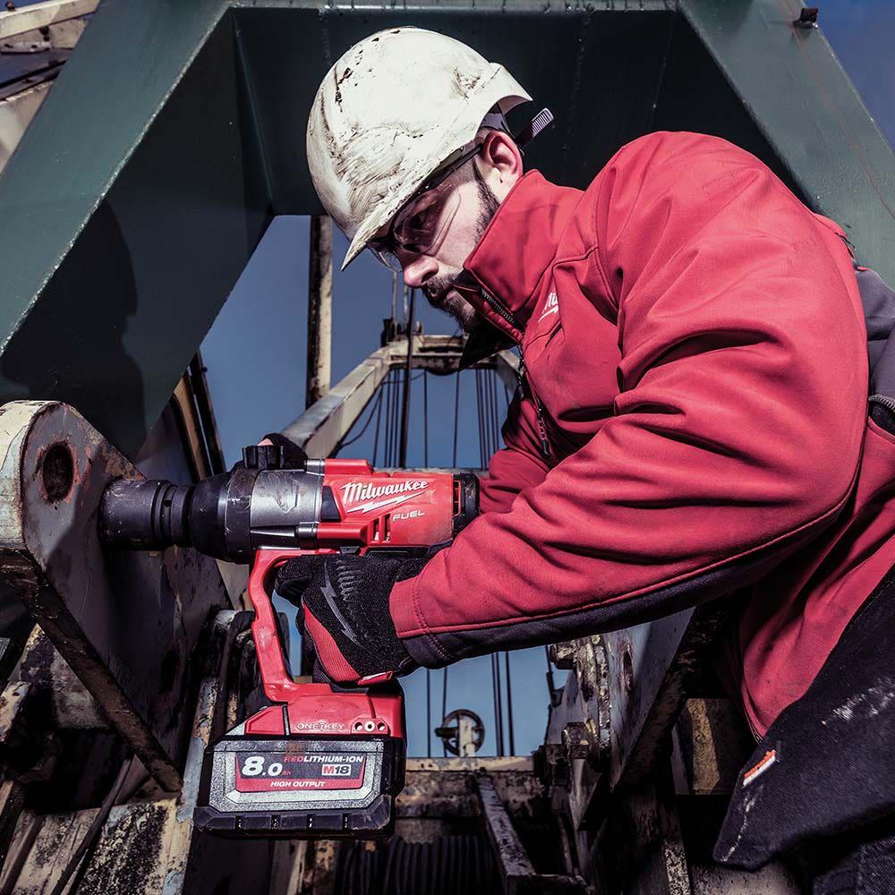 MILWAUKEE 18V FUEL Brushless High Torque Impact Wrench w/ One-Key Skin M18ONEFHIWF1-0