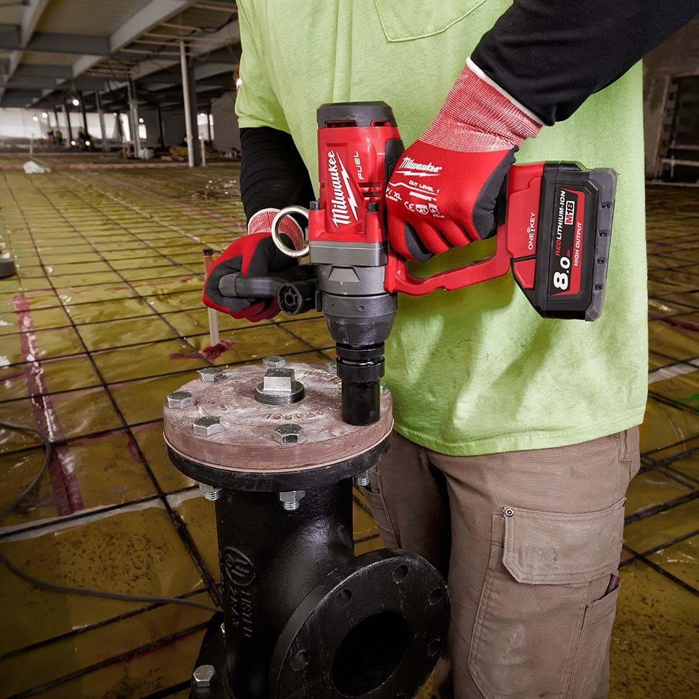 MILWAUKEE 18V FUEL Brushless High Torque Impact Wrench w/ One-Key Skin M18ONEFHIWF1-0