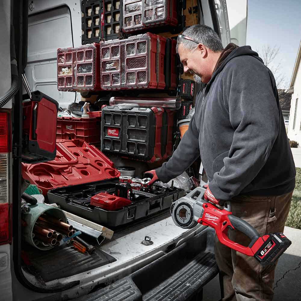 MILWAUKEE 18V FUEL Compact Pipe Threader w/ One-Key Skin M18FPT1140C