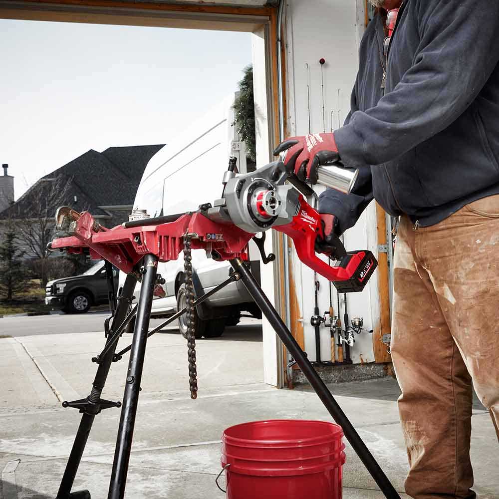 MILWAUKEE 18V FUEL Compact Pipe Threader w/ One-Key Skin M18FPT1140C