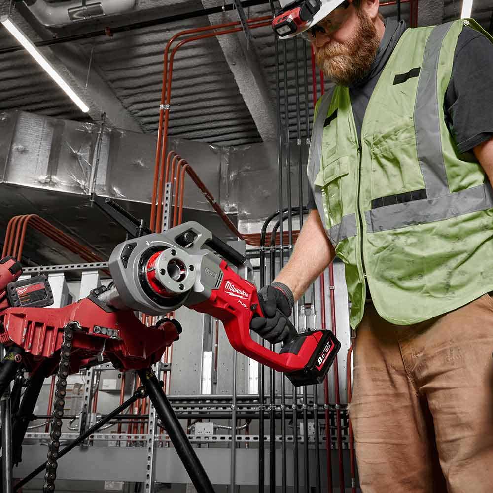 MILWAUKEE 18V FUEL Compact Pipe Threader w/ One-Key Skin M18FPT1140C