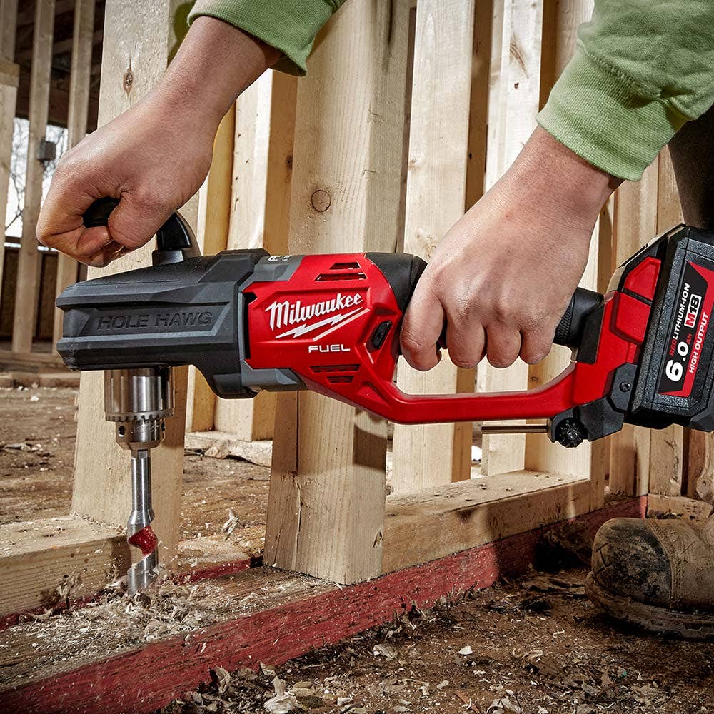 MILWAUKEE 18V FUEL HOLE HAWG Right Angle Drill Skin M18CRAD2-0