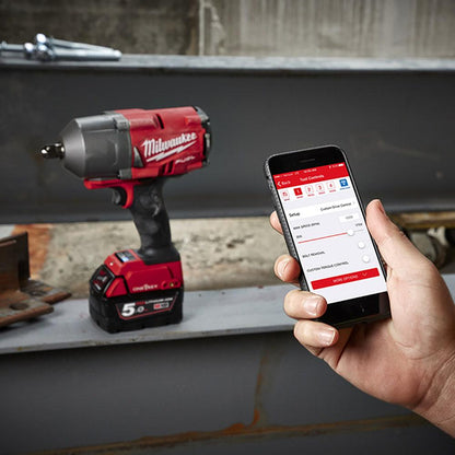MILWAUKEE 18V FUEL One-Key High Torque Impact Wrench 1 2inch w Pin Detent M18ONEFHIWP12-0