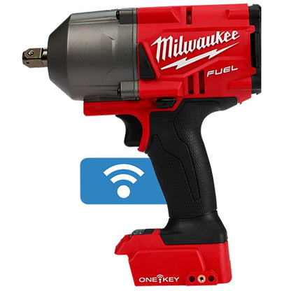 MILWAUKEE 18V FUEL One-Key High Torque Impact Wrench 1 2inch w Pin Detent M18ONEFHIWP12-0