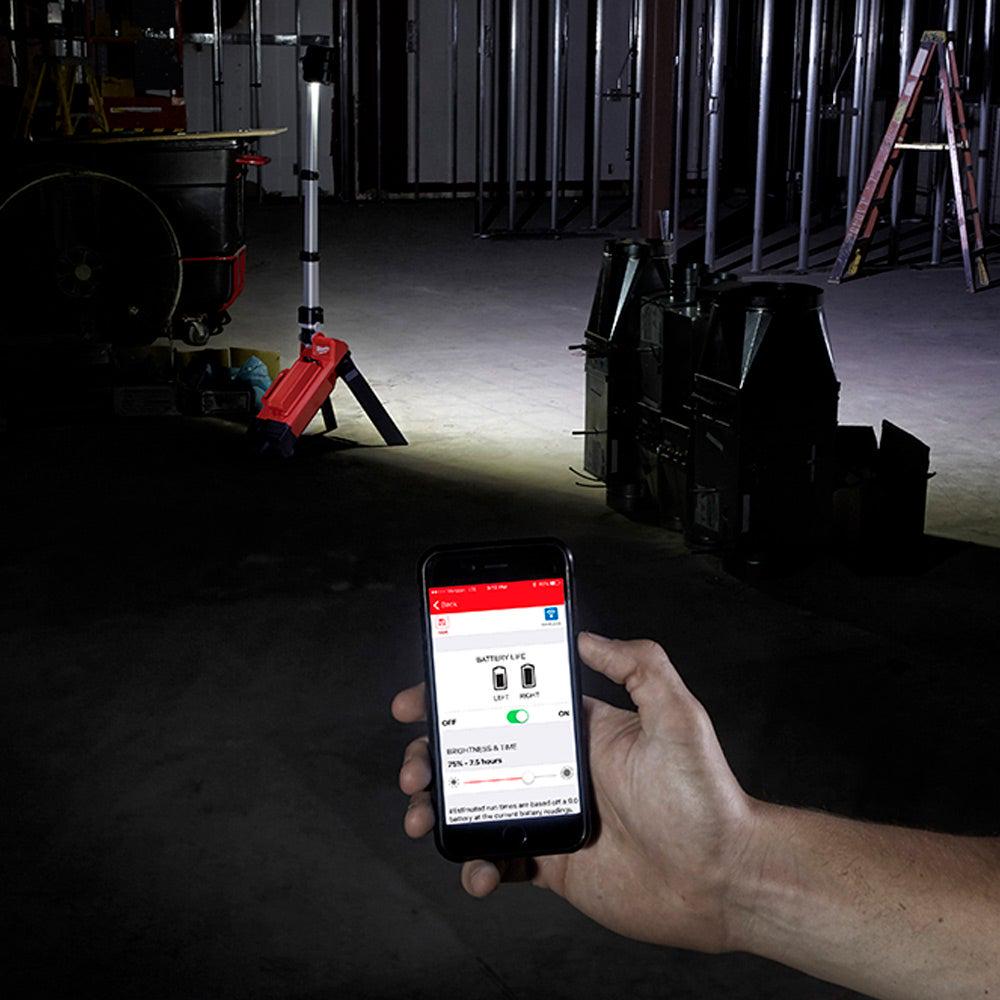 MILWAUKEE 18V LED Remote Stand Light w. One-Key M18ONERSAL-0