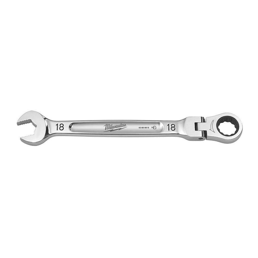 MILWAUKEE 18mm Metric R OE Flex Head Racheting Spanner 45969618