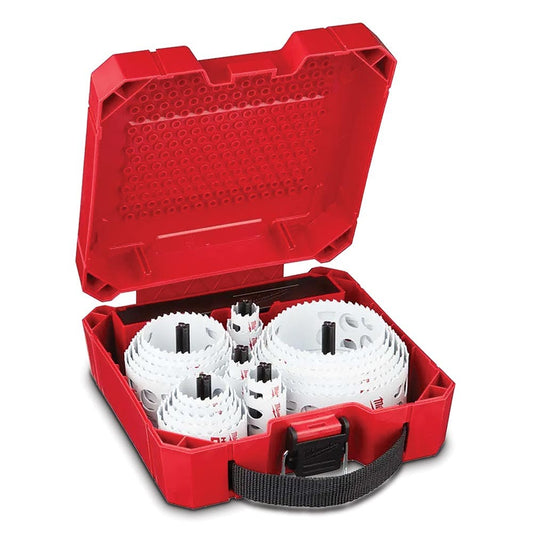 MILWAUKEE 19-121mm Bi-Metal Cobalt Holesaw Set for General Purpose - HOLE DOZER - 28 Piece 49224185