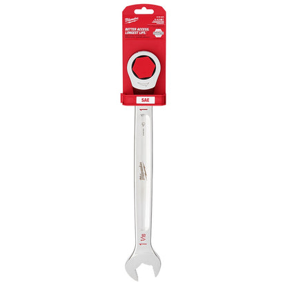 MILWAUKEE 1-1/16" SAE Ratcheting Combination Wrench 45969234