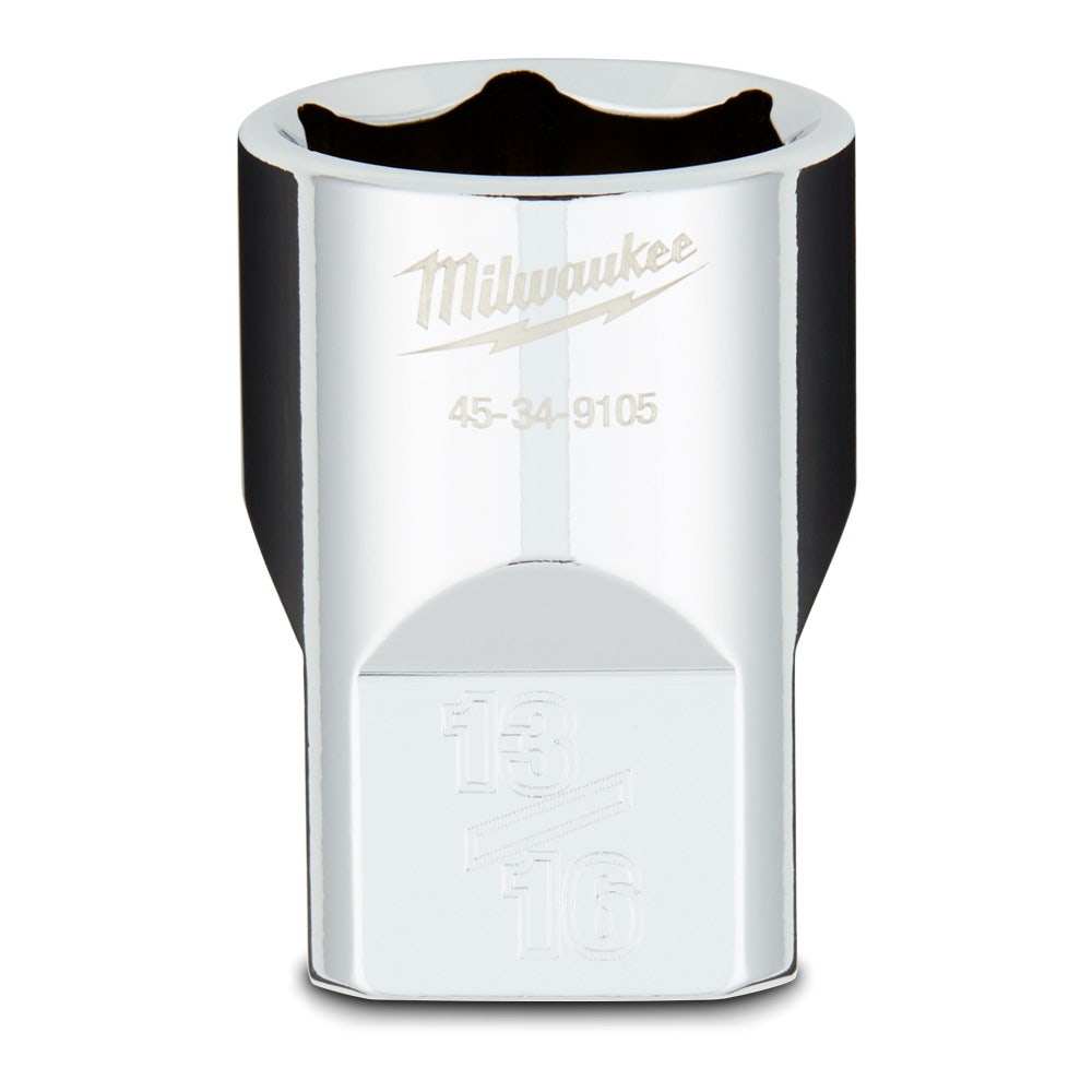 MILWAUKEE 1 2 Drive 13 16inch SAE 6-Point Socket 45349105
