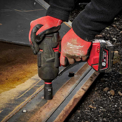 MILWAUKEE 1 2inch Drive 24mm Deep 6 Point Impact Socket - SHOCKWAVE 49666285
