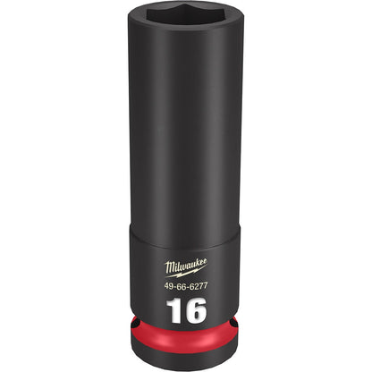 MILWAUKEE 1 2inch Drive 16mm Deep 6 Point Impact Socket - SHOCKWAVE 49666277