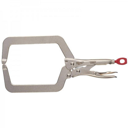 MILWAUKEE 228mm Deep Reach C-Clamp Locking Plier Regular Tip 48223533