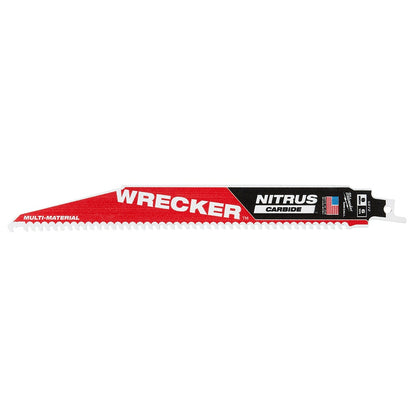 MILWAUKEE 230mm 9 6TPI TCT WRECKER Reciprocating Saw Blade - SAWZALL - 1 Piece 48005272