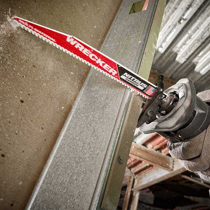 MILWAUKEE 230mm 9 6TPI TCT WRECKER Reciprocating Saw Blade - SAWZALL - 1 Piece 48005272