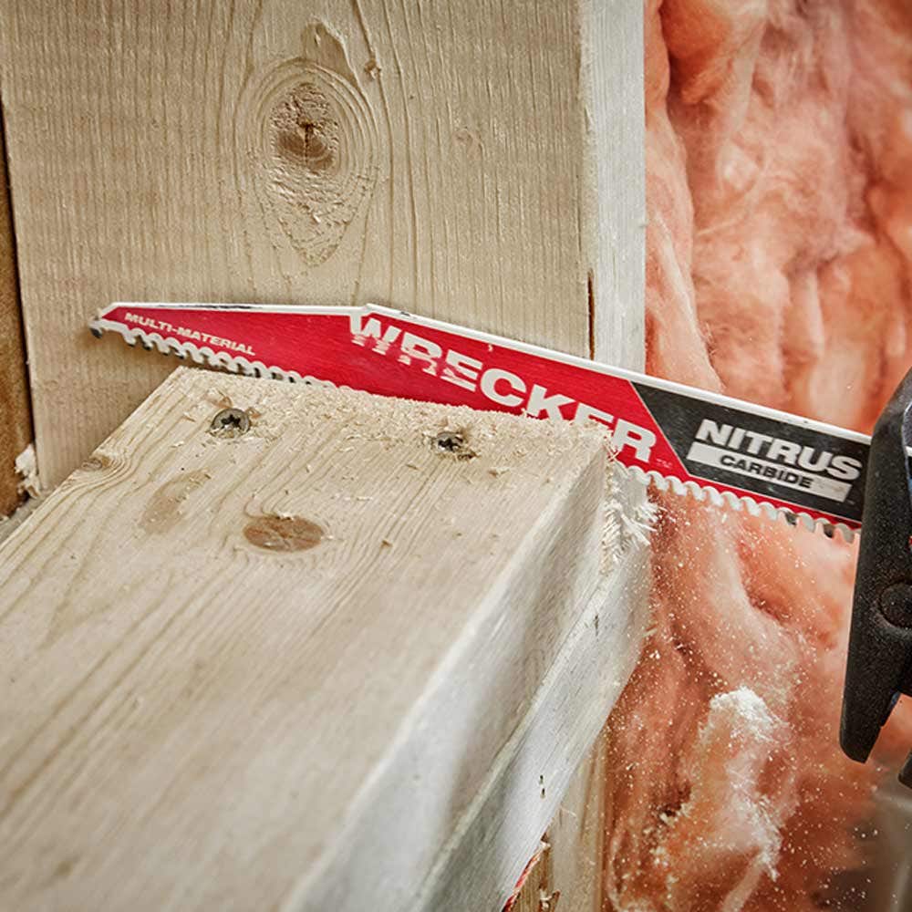 MILWAUKEE 230mm 9 6TPI TCT WRECKER Reciprocating Saw Blade - SAWZALL - 1 Piece 48005272