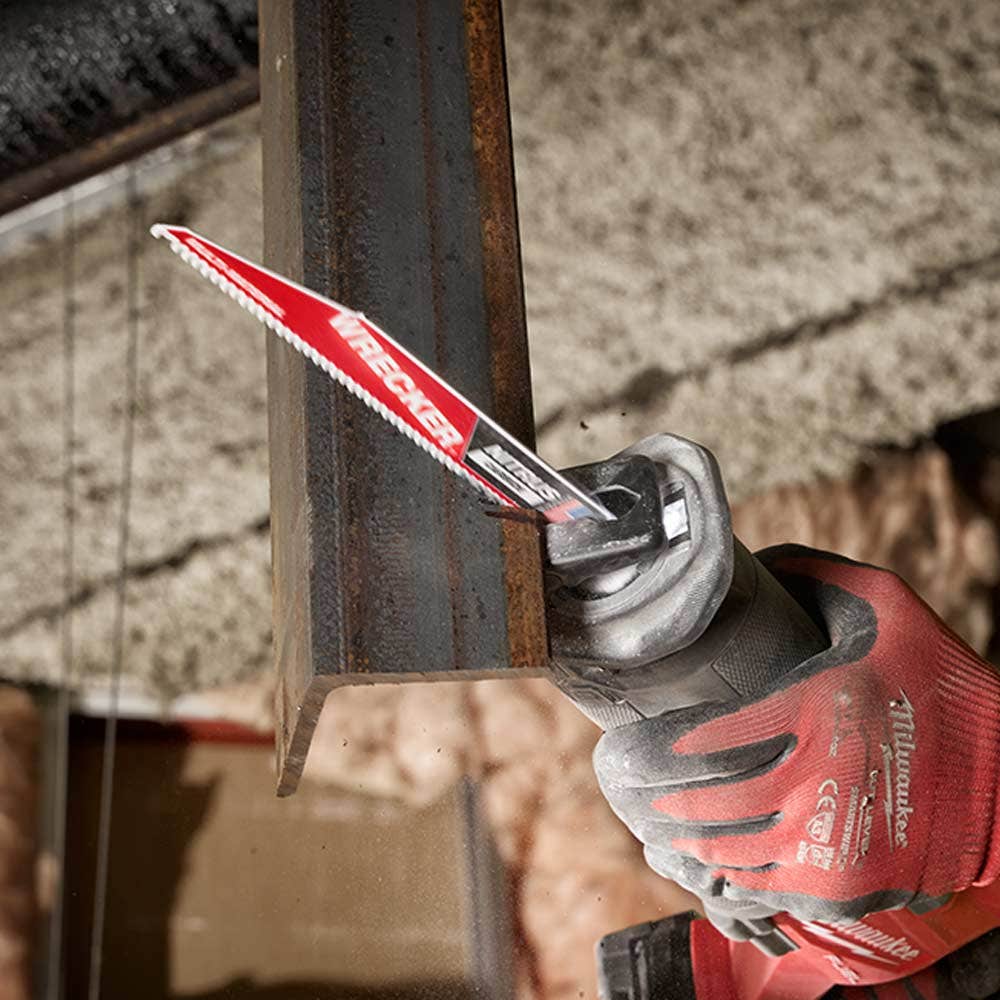 MILWAUKEE 230mm 9 6TPI TCT WRECKER Reciprocating Saw Blade - SAWZALL - 1 Piece 48005272