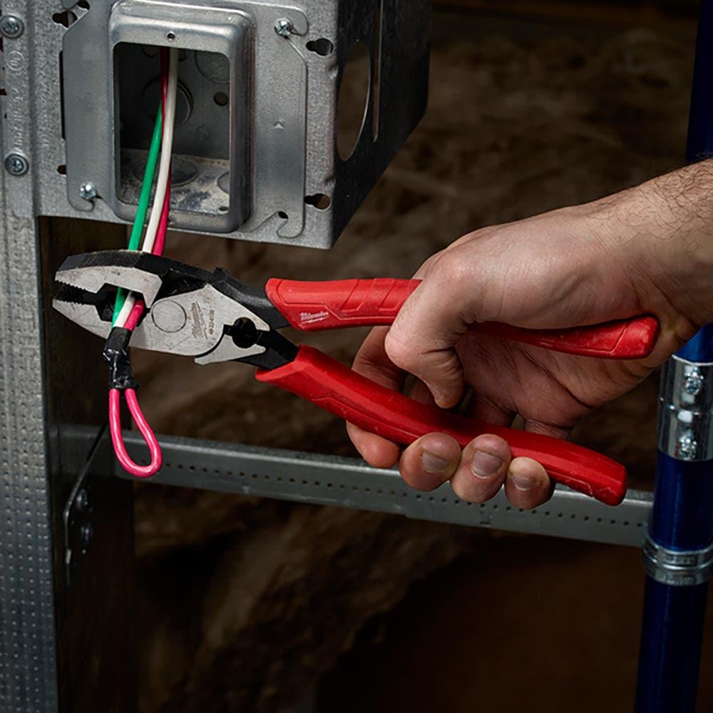 MILWAUKEE 230mm 9inch Linesman Wire Crimper Plier 48226100