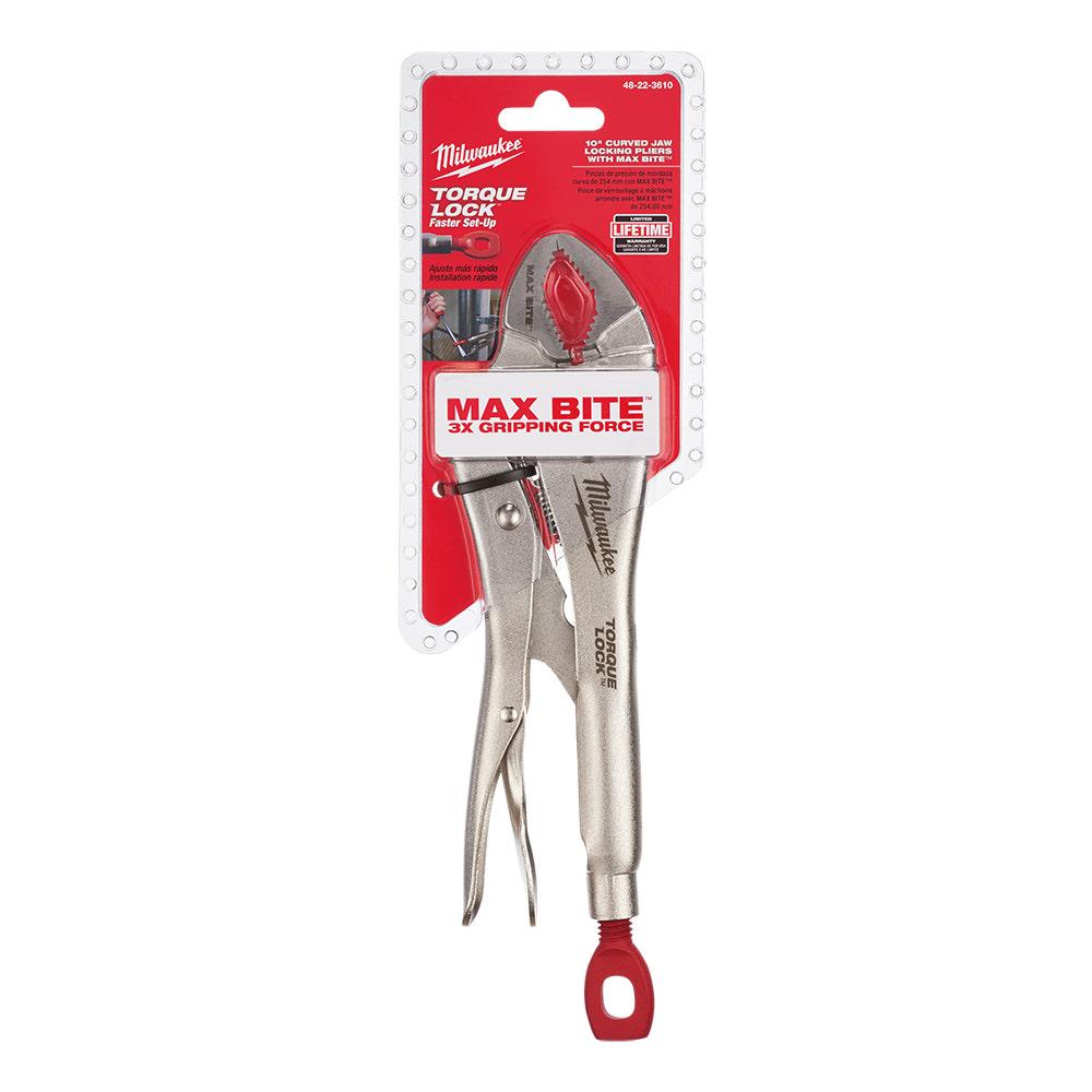 MILWAUKEE 254mm Torque Lock Maxbite Curved Jaw Locking Plier 48223610