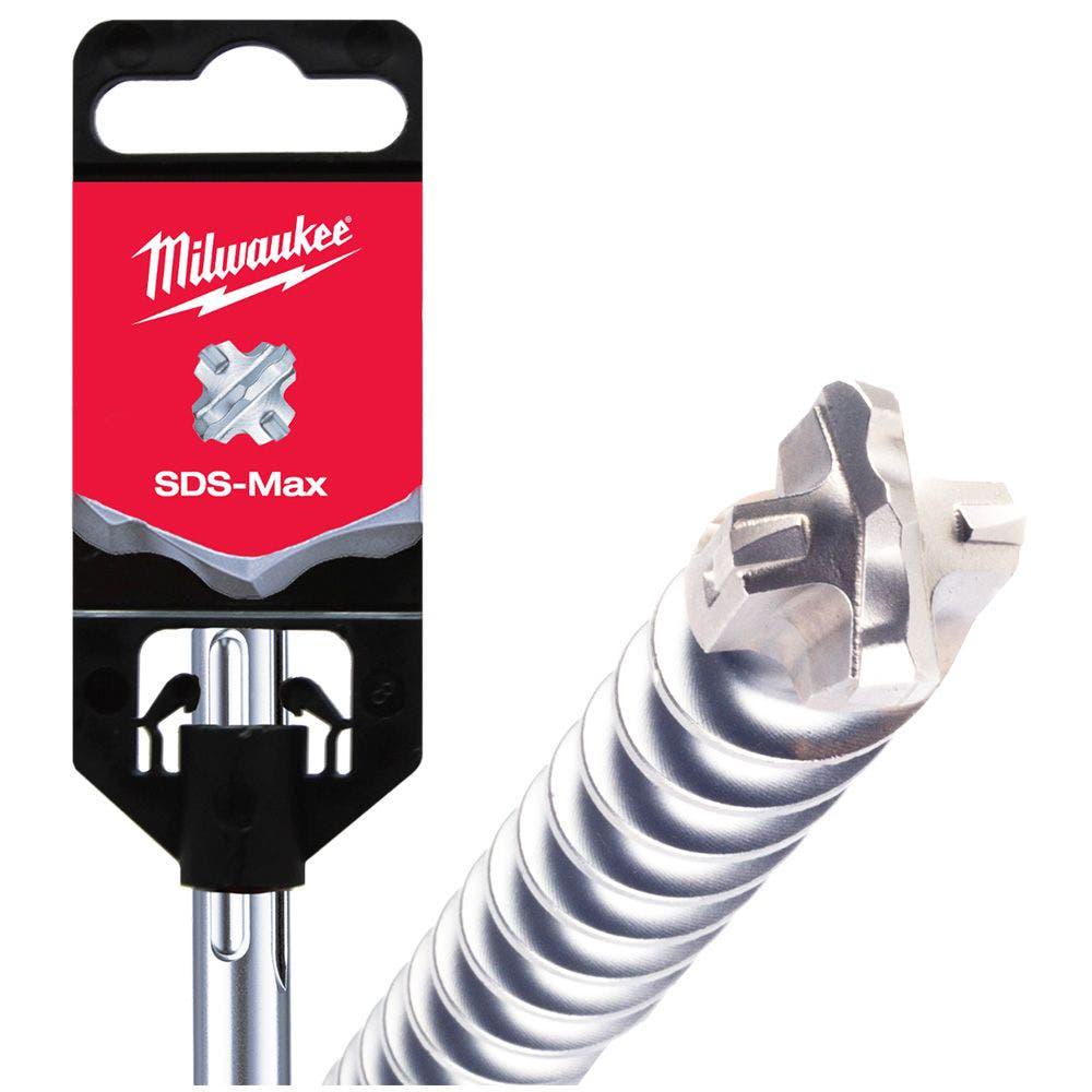 MILWAUKEE 26 x 570mm 4-Cutter SDS-Max TCT Hammer Drill Bit 4932430728