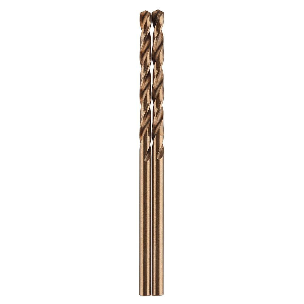 MILWAUKEE 2.5 x 57mm HSS-Cobalt Metal Jobber Drill Bit - RED HELIX 48892504