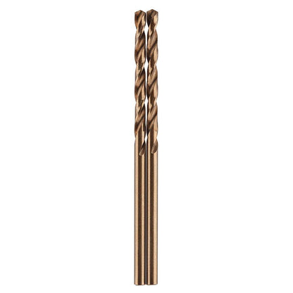 MILWAUKEE 2.5 x 57mm HSS-Cobalt Metal Jobber Drill Bit - RED HELIX 48892504
