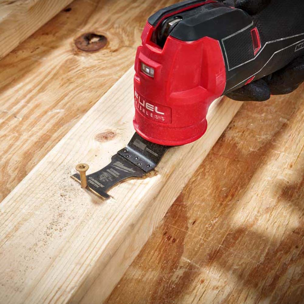 MILWAUKEE 2 piece 35mm OPEN-LOK Extreme Material Titanium Enhanced Carbide Teeth Blade 49251522