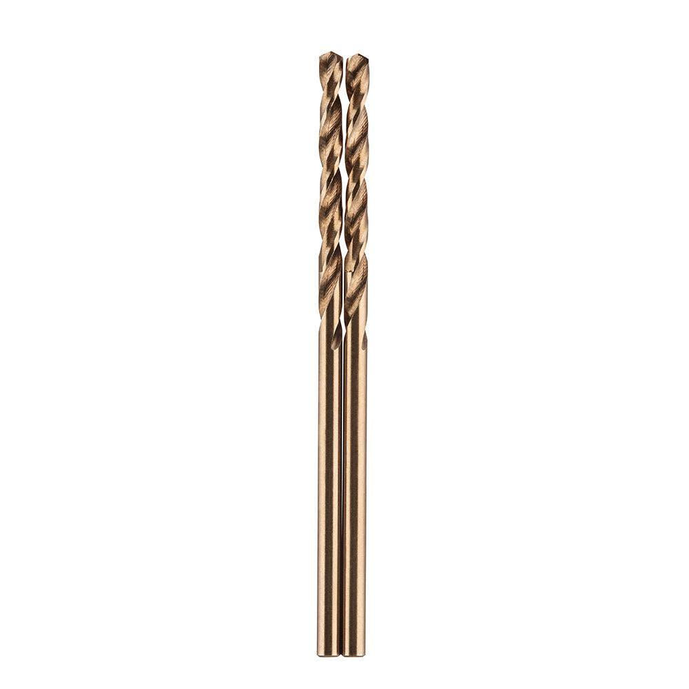 MILWAUKEE 2 x 49mm HSS-Cobalt Metal Jobber Drill Bit - RED HELIX 48892503