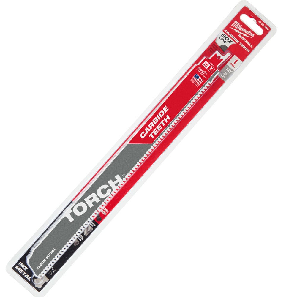 MILWAUKEE 300mm Torch with Carbide Teeth Metal Demolition Blade 1 Pack 48005203