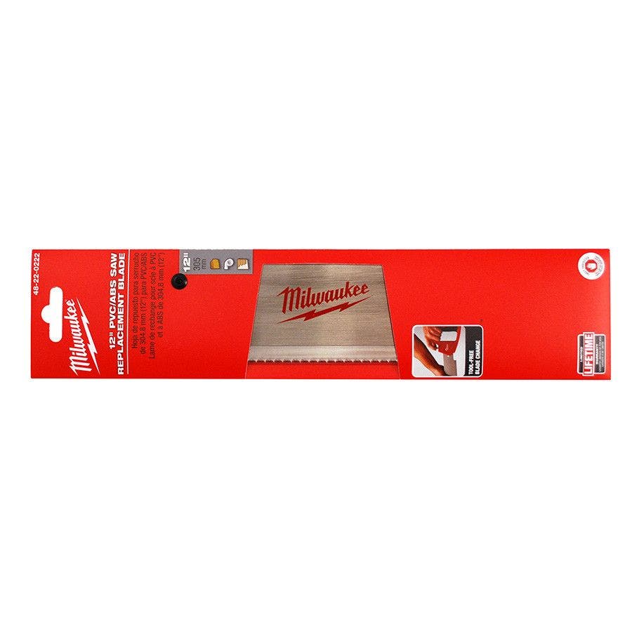 MILWAUKEE 305mm 10TPI PVC Saw Replacement Blade 48220222